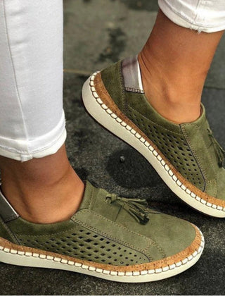 Christine Brewer Arden Orthoflex slip-on shoes for women, orthopedic comfort walking footwear with supportive design.