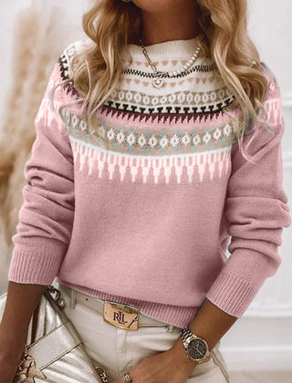 Christine Brewer Sydney women's knit sweater, soft and cozy, featuring a classic design and ribbed cuffs and hem.