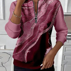 Vintage Hannah long sleeve sweatshirt by Christine Brewer, featuring a cozy fit and classic design in soft fabric.