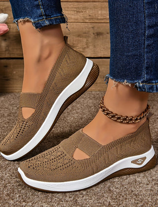 Comfortable Christine Brewer orthopedic non-slip shoes for women with free insoles, ideal for walking and everyday support.
