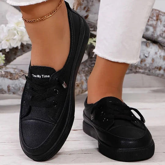 Krizzy women's chic modern orthopedic shoes by Christine Brewer, featuring comfortable walking design with stylish details.