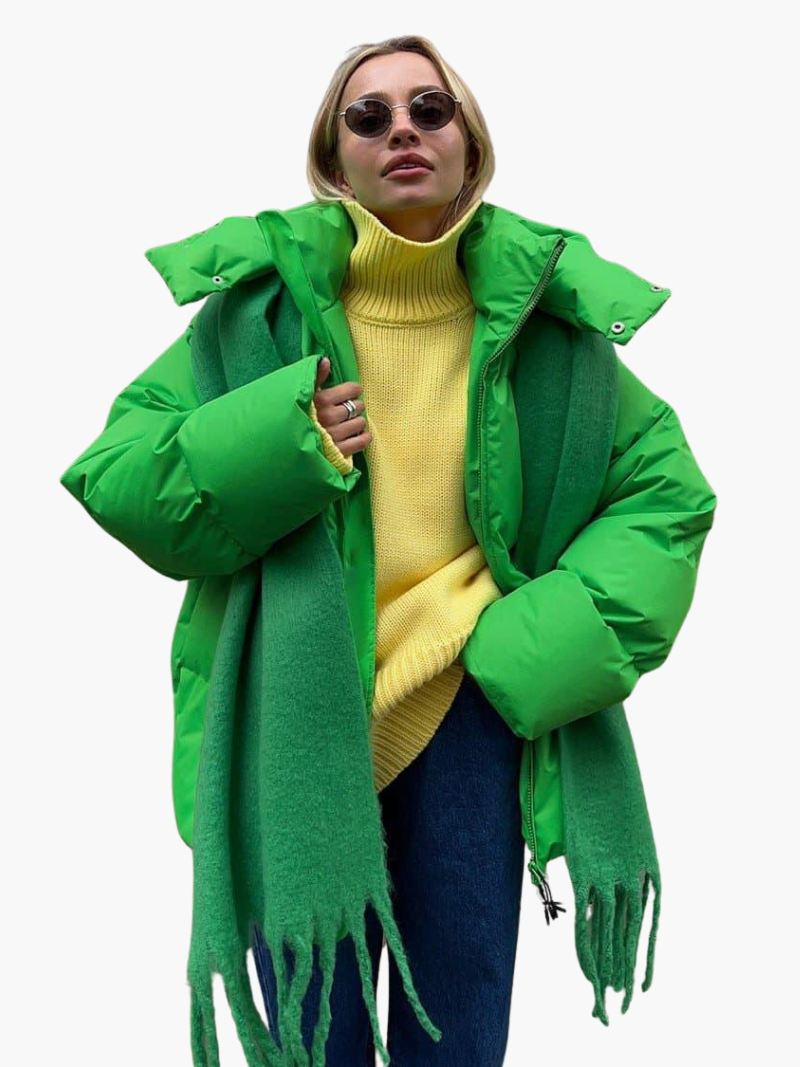 Katrina | Quilted Hooded Puffer Jacket for Women