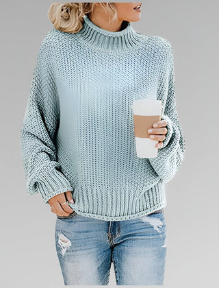 Amy Winifred ribbed orange sweater for women by Christine Brewer, featuring a cozy, fitted knit design.