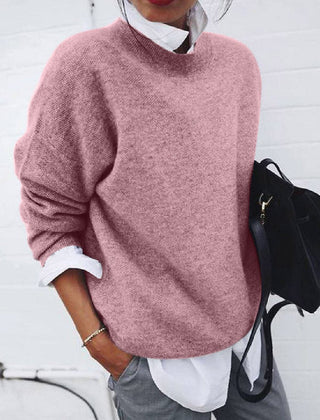 Philippa knit sweater for women from Christine Brewer's #1752 Collection, shown in soft, cozy fabric with a classic fit.