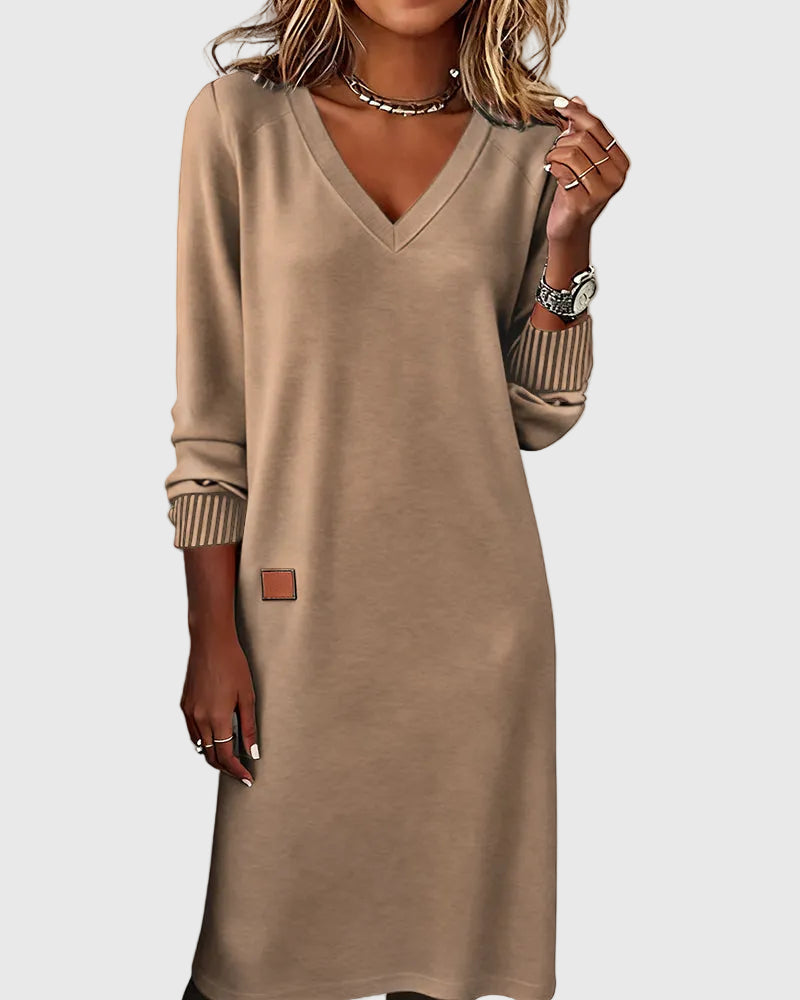 Alice | Casual Dress Women Flowy Stretch Fitted Party Evening Dinner Fall Winter