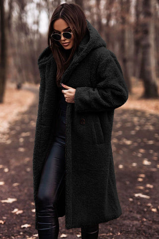 Carolyn | Faux Fur Hooded Coat for Women