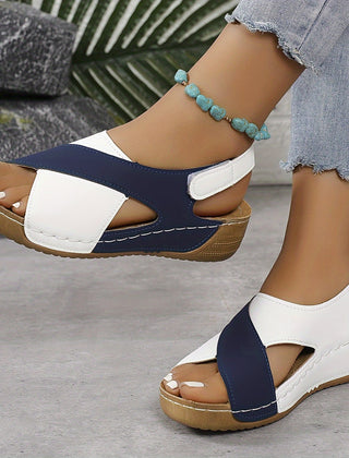Comfortable orthopedic women's sandal named Laura by Christine Brewer, featuring supportive design and casual style.
