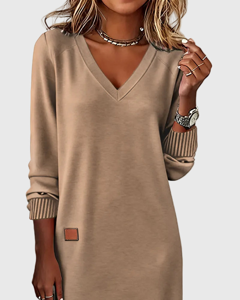 Alice | Casual Dress Women Flowy Stretch Fitted Party Evening Dinner Fall Winter