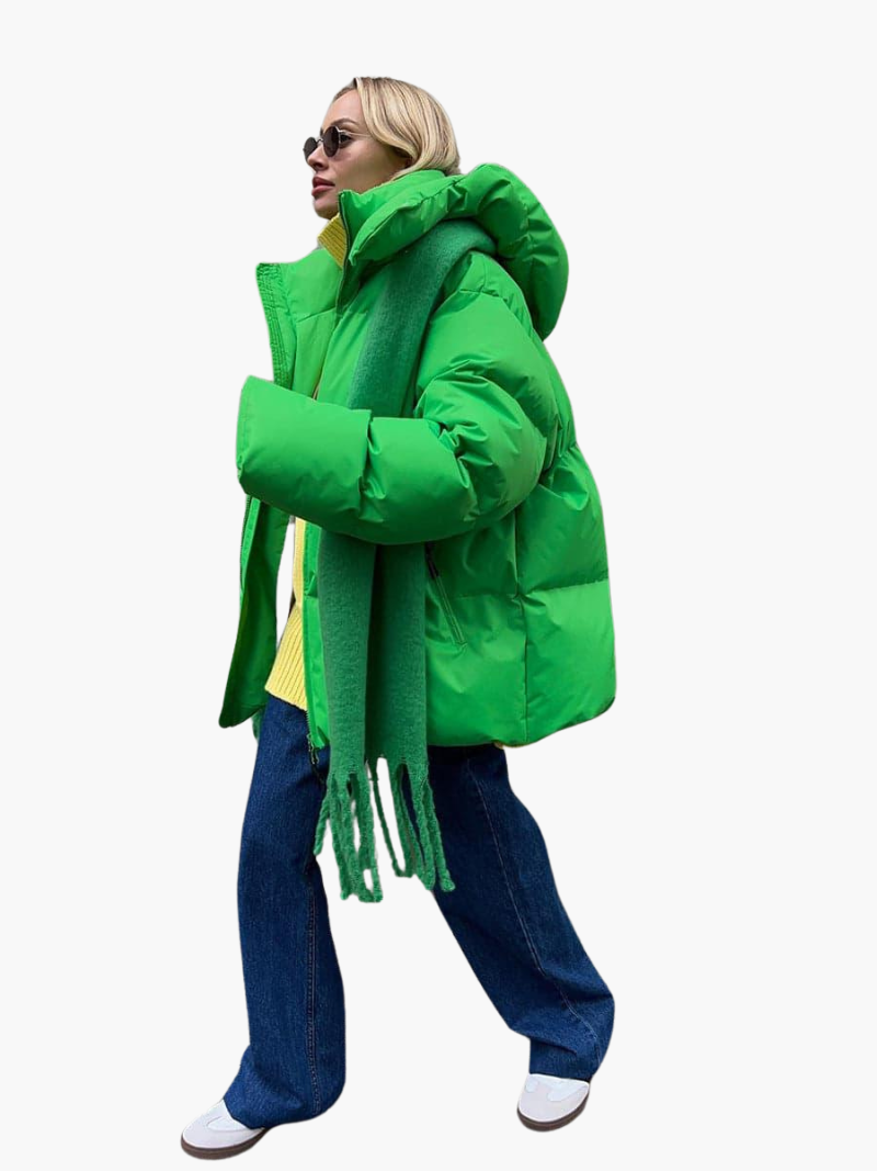 Katrina | Quilted Hooded Puffer Jacket for Women