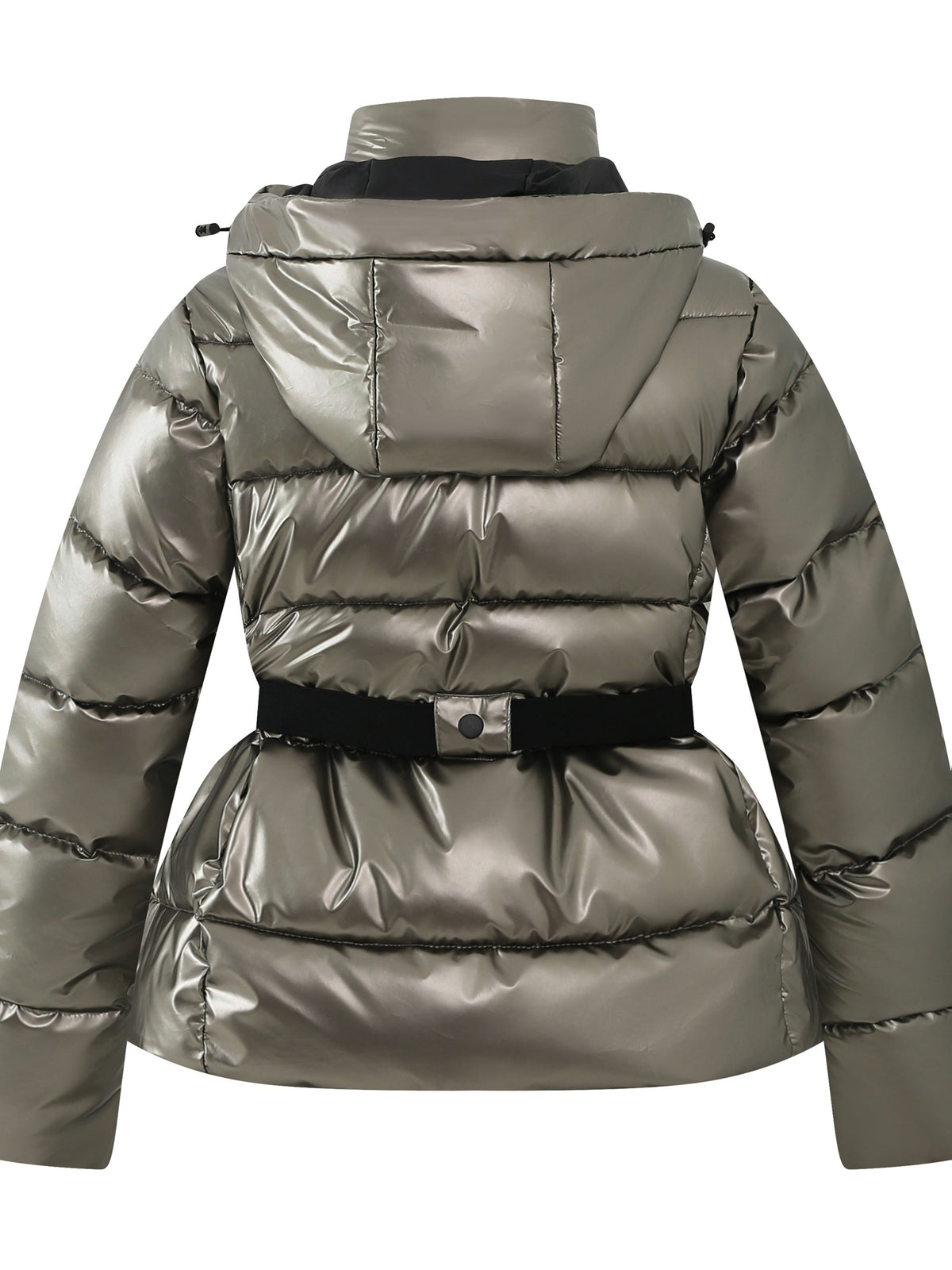 Lorena | Belted Hooded Puffer Jacket for Women