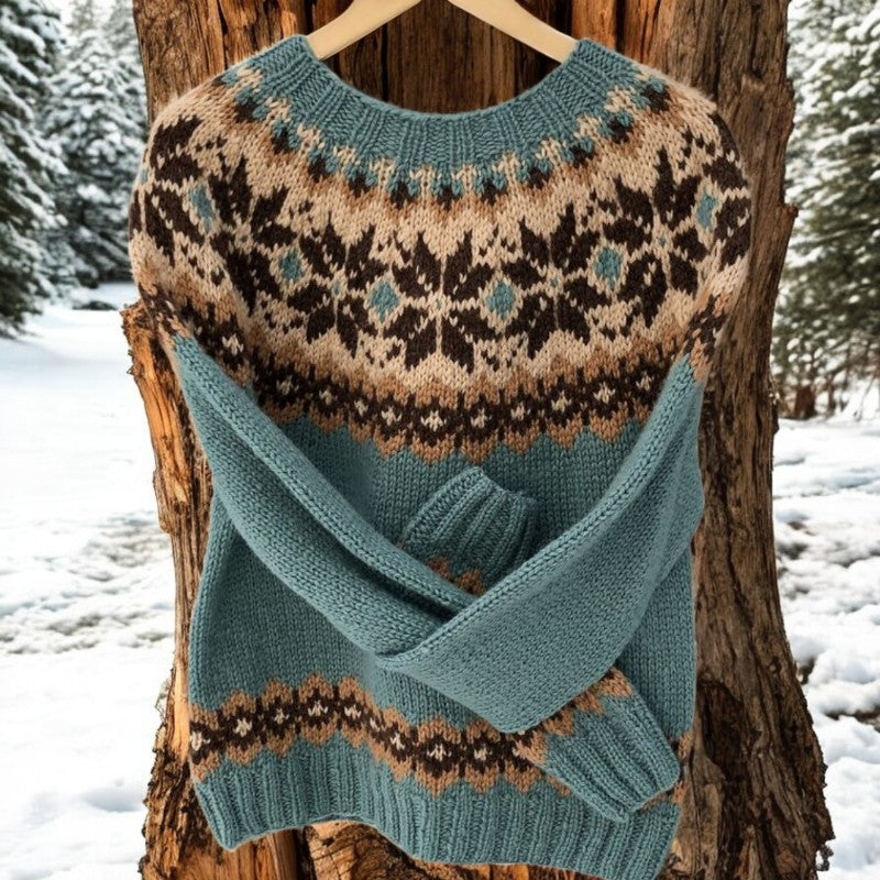 Christine Brewer Riley jacquard sleeveless sweater for women, featuring intricate knit pattern and fitted design on a neutral background.