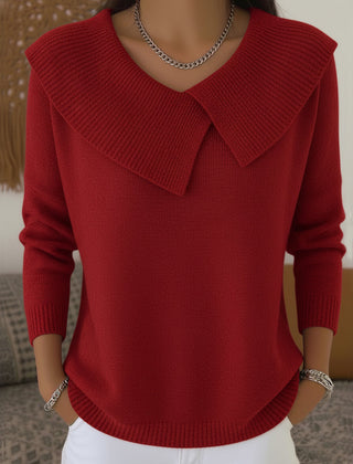 Christine Brewer Pamela wool sweater for women, soft knit fabric, featuring a cozy fit and stylish design.
