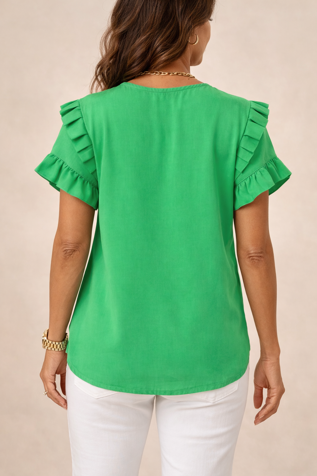 Christine Brewer Chloe women's blouse, lightweight top with stylish neckline and elegant fit, perfect for casual or office wear.