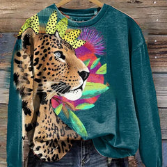 Christine Brewer Eliza graphic sweater for women, featuring a stylish design and cozy knit fabric, perfect for casual wear.