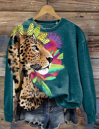Christine Brewer Eliza graphic sweater for women, featuring a stylish design and cozy knit fabric, perfect for casual wear.