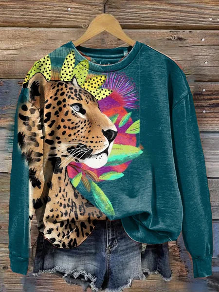 Christine Brewer Eliza graphic sweater for women, featuring a stylish design and cozy knit fabric, perfect for casual wear.
