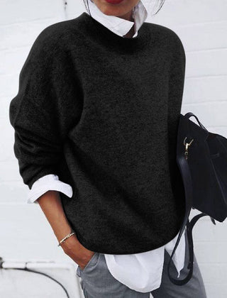 Philippa knit sweater for women from Christine Brewer's #1752 Collection, featuring cozy fabric and stylish design.