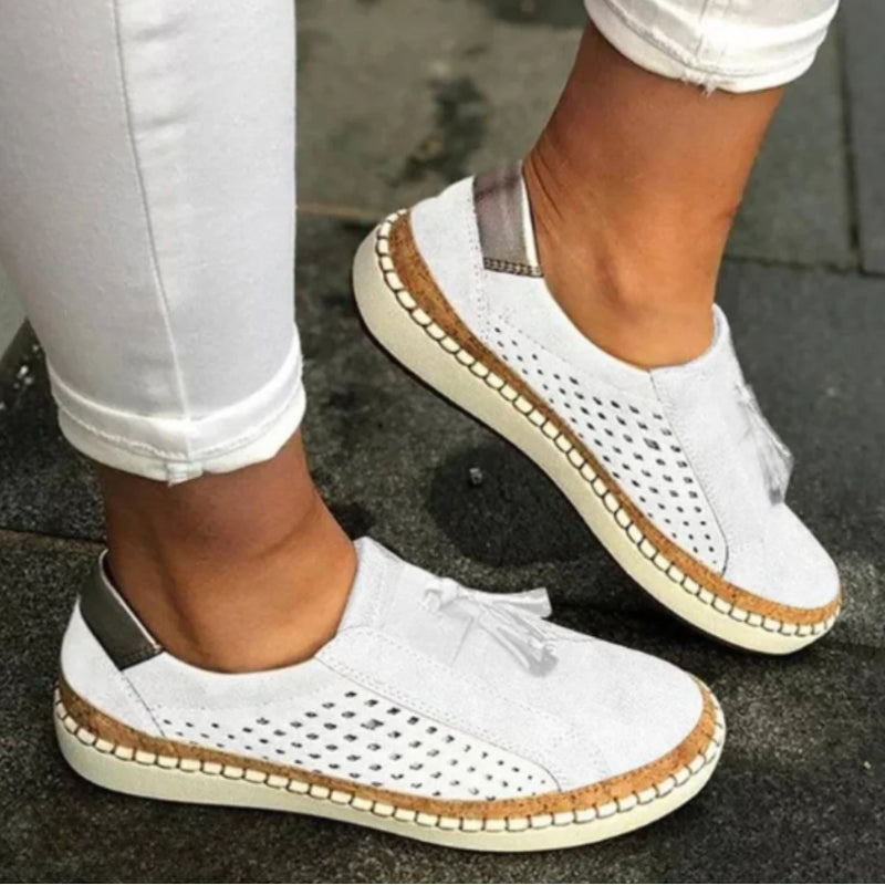 Christine Brewer Arden Orthoflex slip-on shoes for women, showcasing orthopedic comfort and supportive walking design.