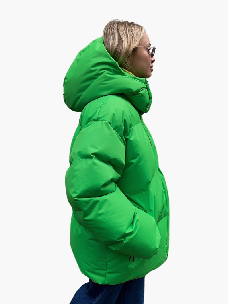 Katrina | Quilted Hooded Puffer Jacket for Women