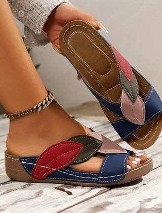 Solveig women's slip-on orthopedic sandals by Christine Brewer with cushioned footbed and supportive design for comfortable wear.