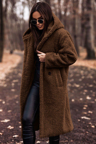 Carolyn | Faux Fur Hooded Coat for Women