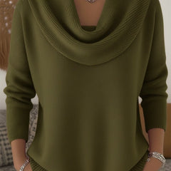 Women's knit sweater named Daphne by Christine Brewer, featuring a cozy, stylish design in soft fabric.