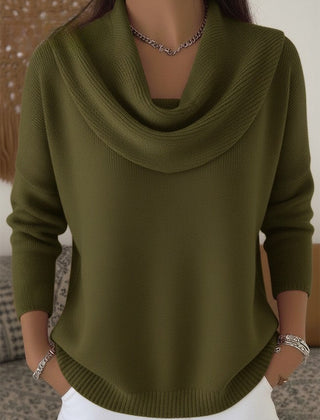 Women's knit sweater named Daphne by Christine Brewer, featuring a cozy, stylish design in soft fabric.