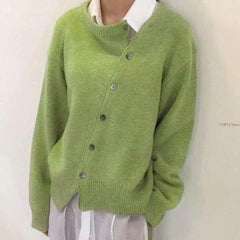 Women’s Sienna knit sweater by Christine Brewer featuring a cozy, stylish design in soft, textured fabric.