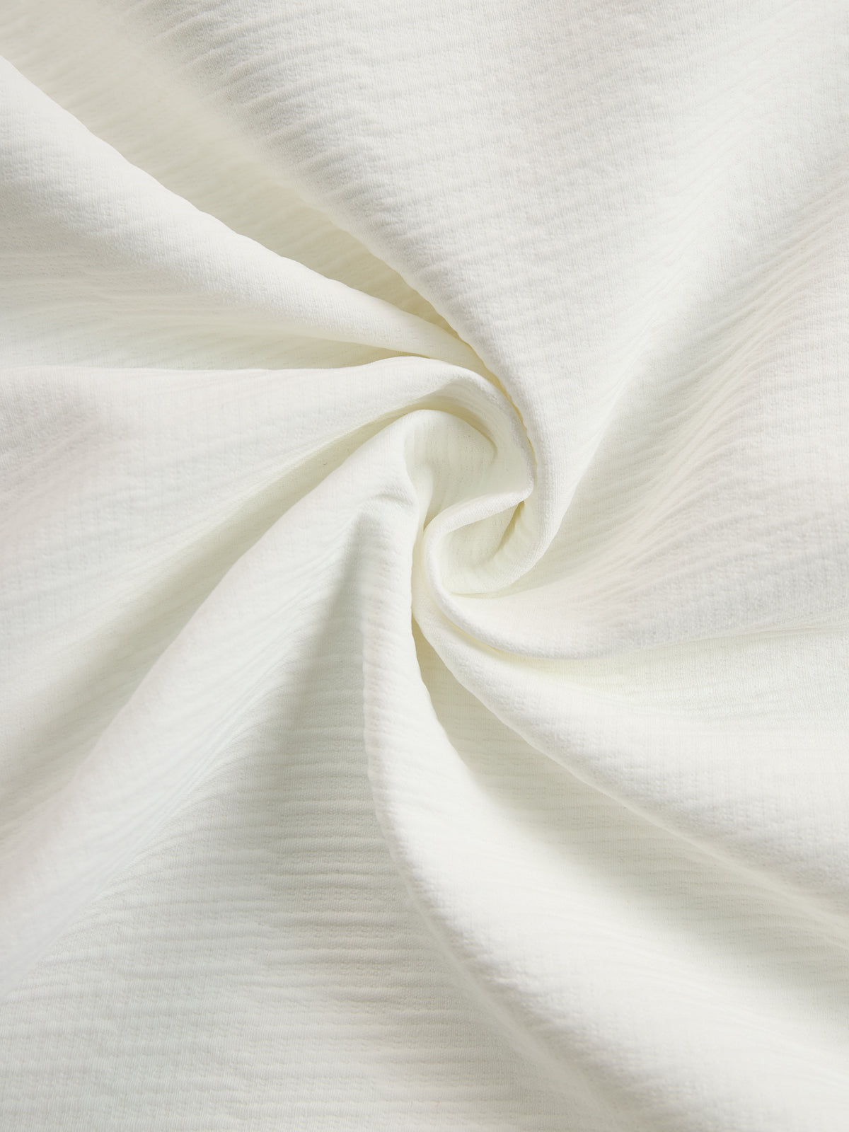 Cream textured lantern sleeve two-piece set for women, featuring stylish pants and a matching top by Christine Brewer.