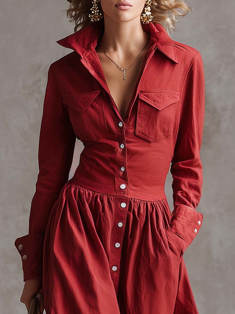 Red linen maxi dress by Christine Brewer, casual dress with flowing fabric and sleeveless design, perfect for summer wear