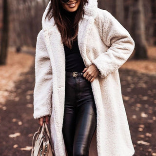 Carolyn | Faux Fur Hooded Coat for Women