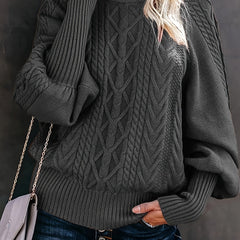 Christine Brewer Lauren women's knit sweater in soft fabric, featuring a cozy fit and classic design, perfect for casual wear.
