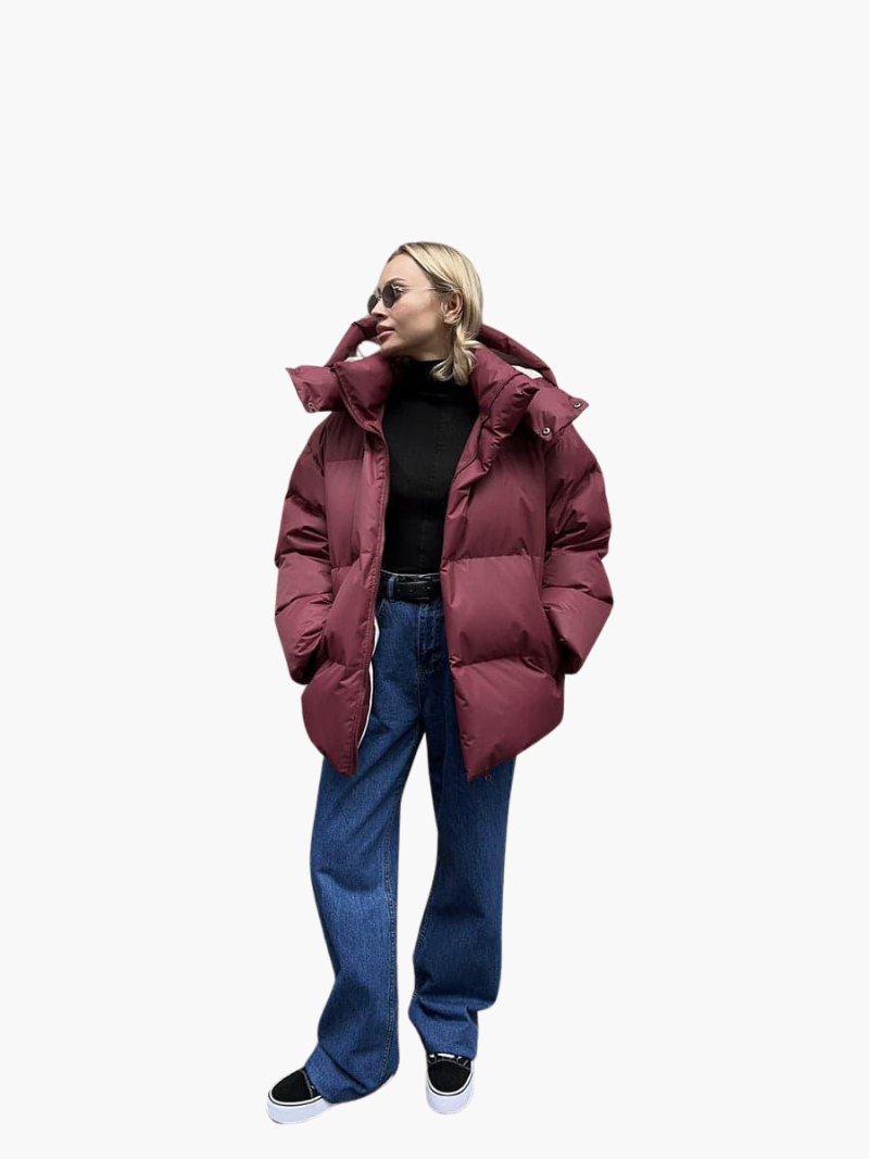 Katrina | Quilted Hooded Puffer Jacket for Women