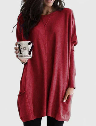 Amber knit sweater for women by Christine Brewer, featuring a cozy, textured knit fabric in a warm amber color.