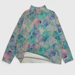 Women’s high neck sweater by Christine Brewer, Lindsey style, featuring a cozy, fitted design in soft knit fabric.