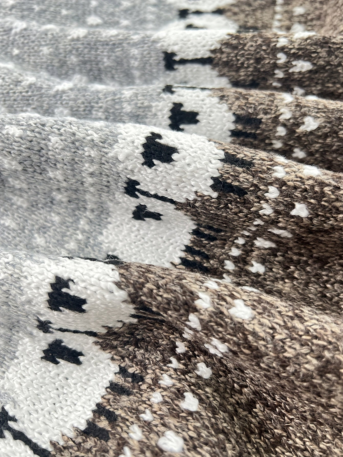 Emily soft knit Nordic sweater by Christine Brewer featuring a chic, sophisticated design with cozy, textured fabric.