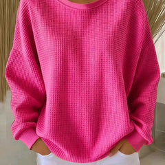 Christine Brewer Abigail relaxed fit sweater in a chic classic style, shown in a soft, neutral color.
