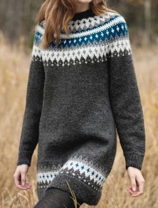 Women’s knit sweater by Christine Brewer, Reese, featuring a cozy, stylish design in soft fabric with a classic fit.
