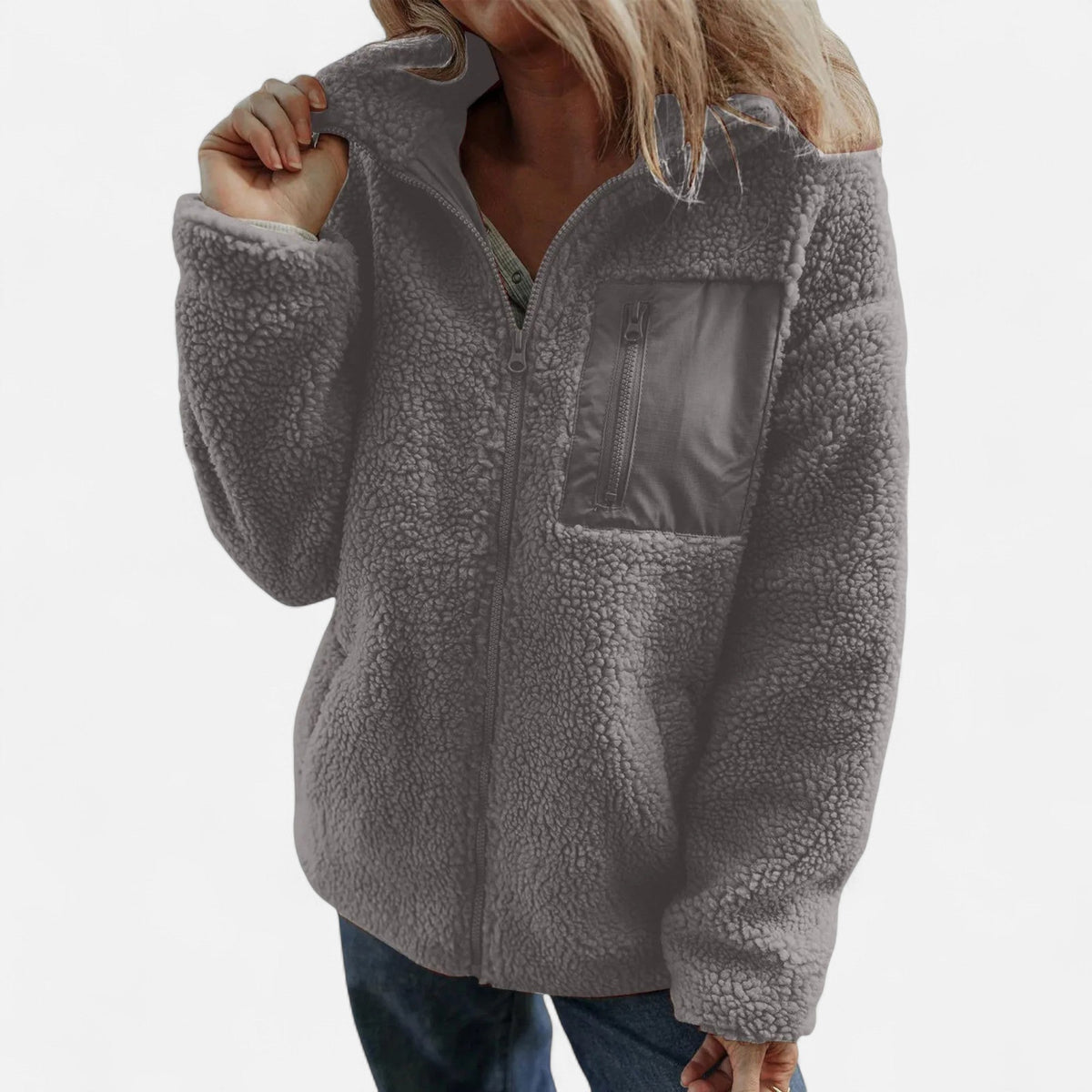 Eugenia | Fleece Teddy Coat for Women