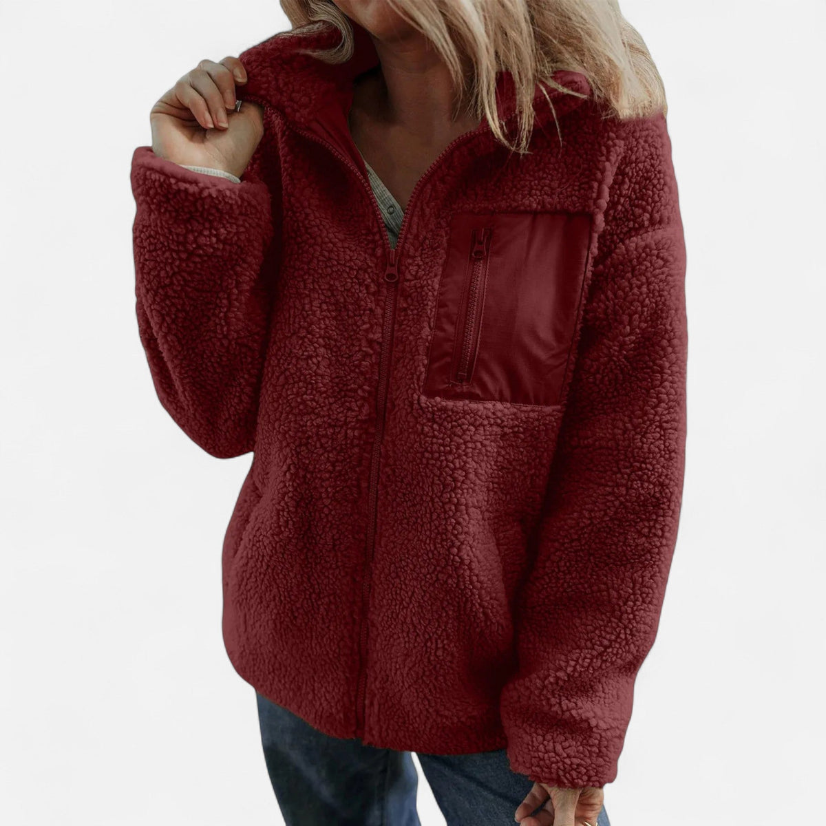 Eugenia | Fleece Teddy Coat for Women