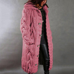 Christine Brewer Karina cozy coat with tummy coverage, featuring elegant design and soft fabric for stylish warmth.