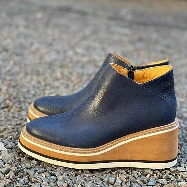 Jeanne | Waterproof Boots Ankle Boots Booties Women Winter Fall Warm Side Zip Zip Up