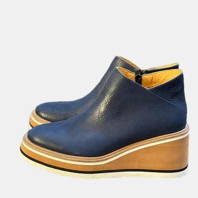 Brooklyn | Ankle Boots Booties Block Heel Women Cushioned Insole Work Office Casual Evening Fall