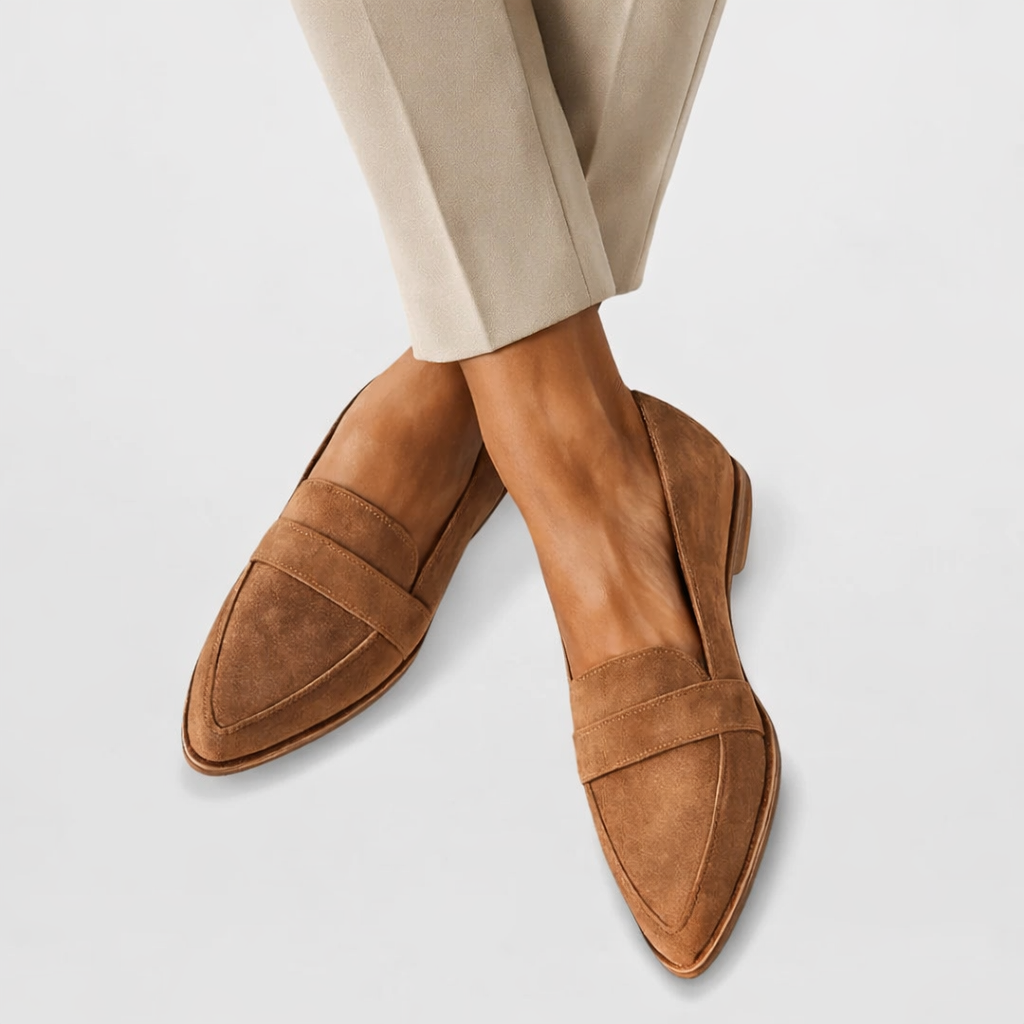 Margo | Cushioned Suede Loafers for Women