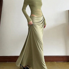 Elegant French-style slim-fit white dress by Christine Brewer, featuring a tailored silhouette and subtle design details.