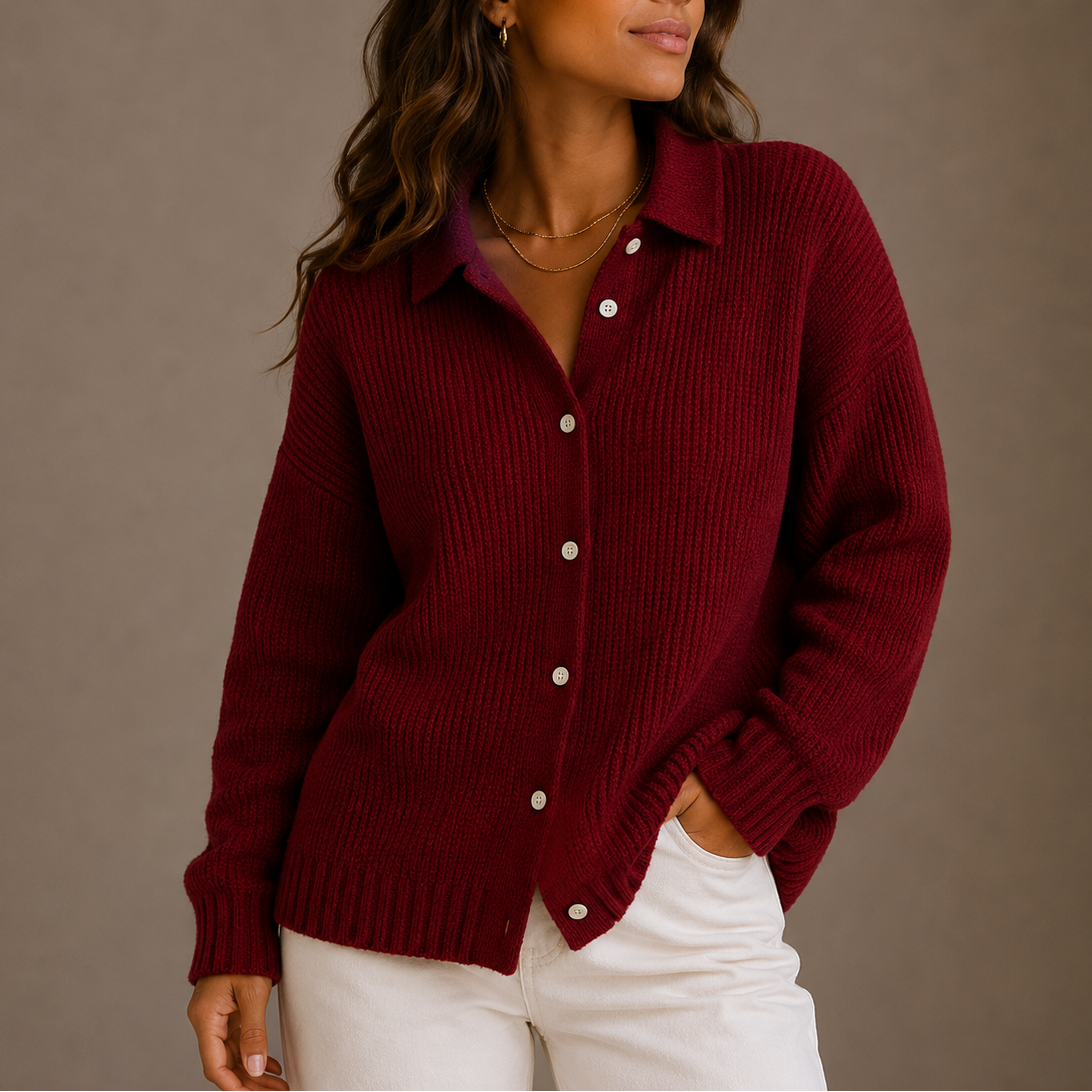 Ariel | Relaxed-Fit Button-Front Cardigan for Women