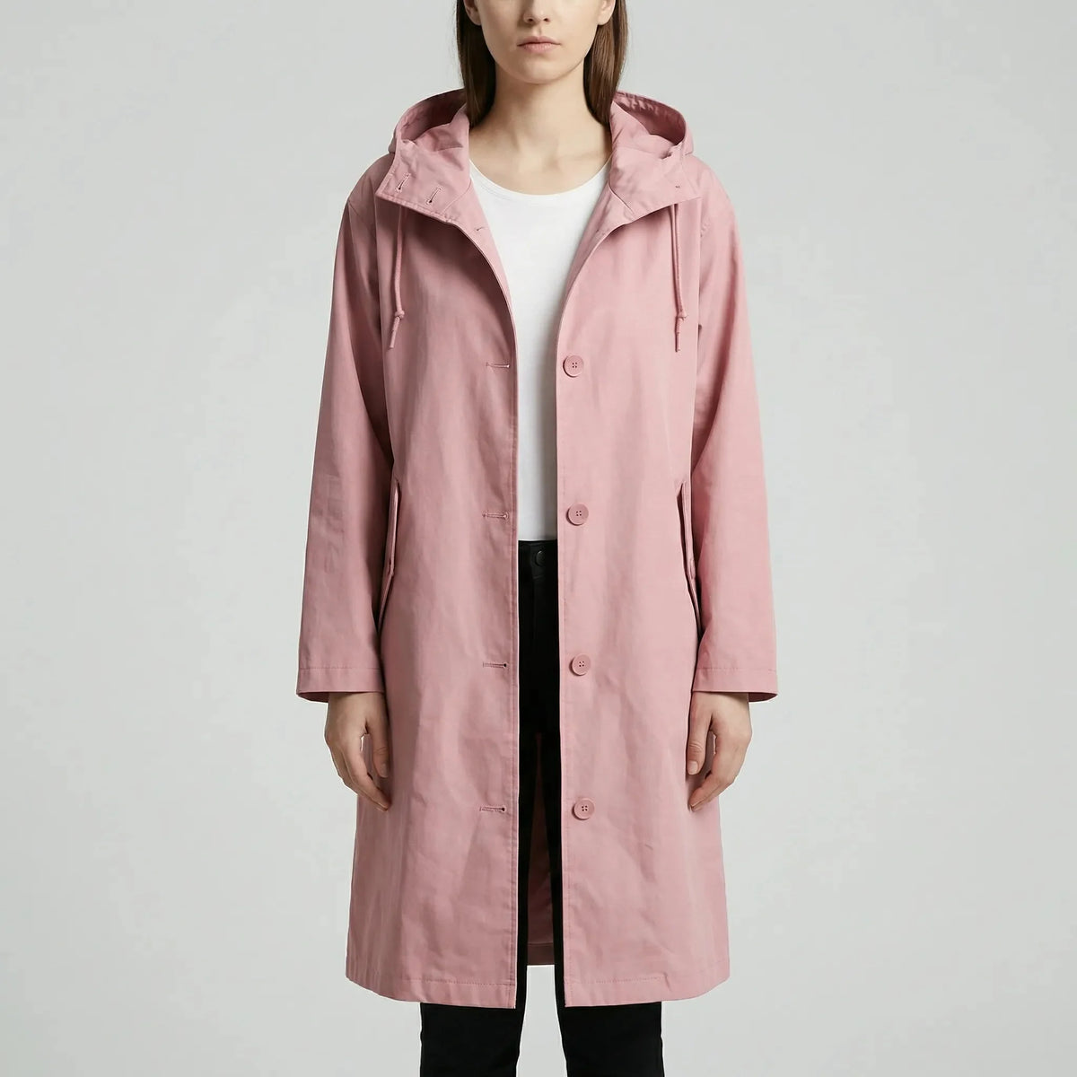 Ariel | Longline Oversized Hooded Coat for Women