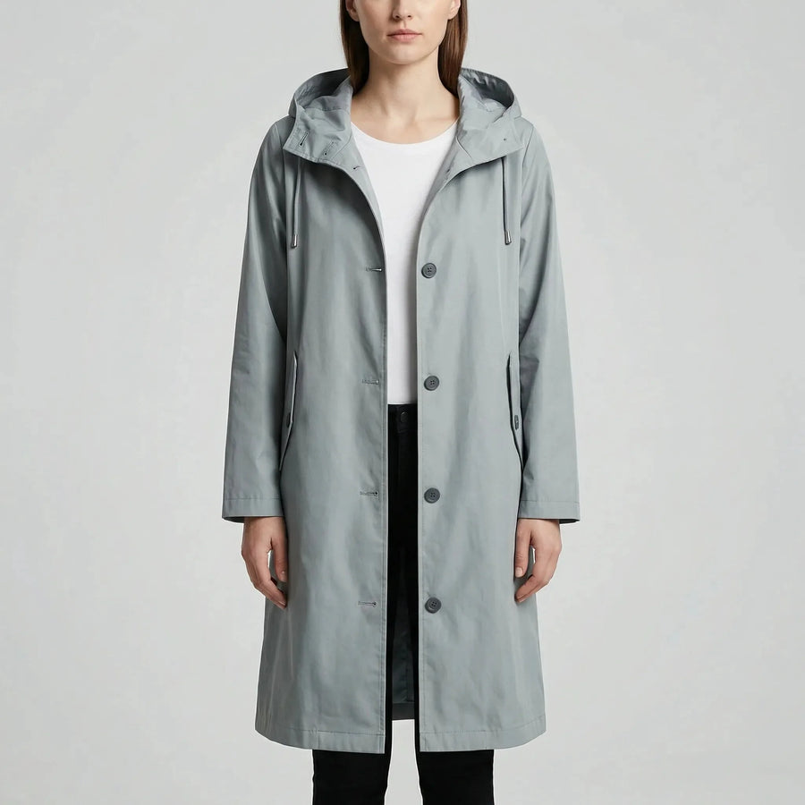 Ariel | Longline Oversized Hooded Coat for Women