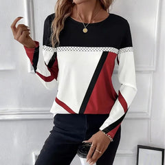 Christine Brewer Quinn women's blouse, stylish white chemisier with a relaxed fit and classic collar, shown on a model.