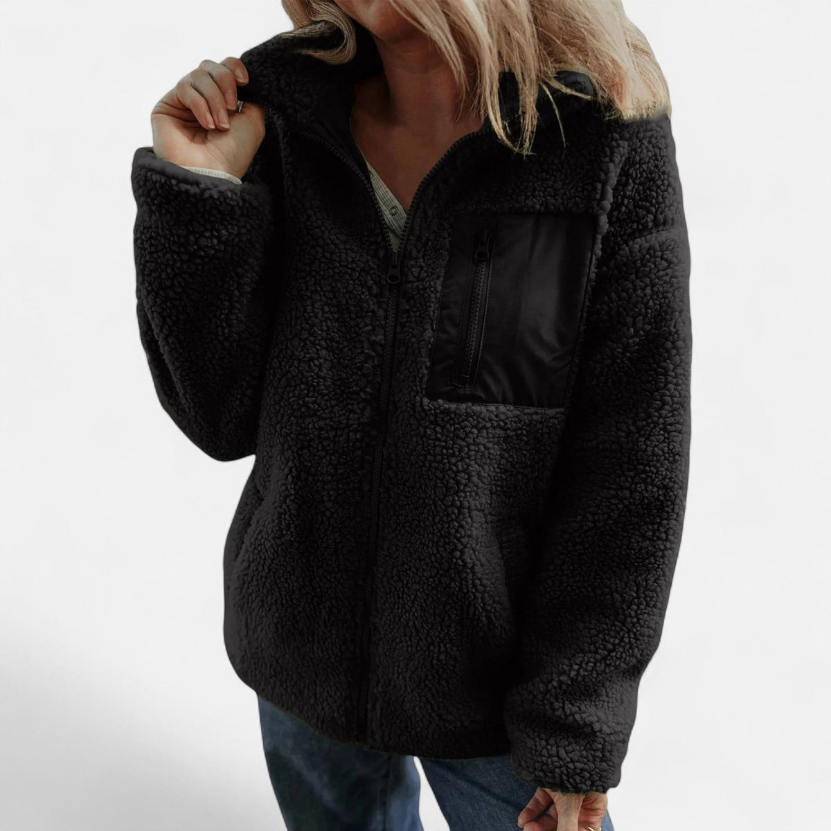 Eugenia | Fleece Teddy Coat for Women